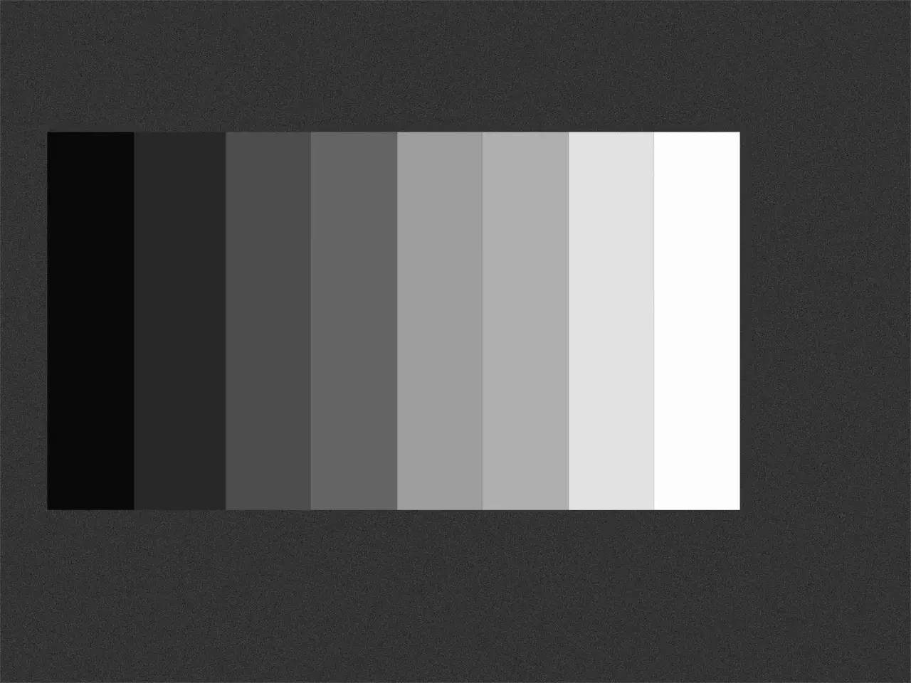 Una scala di grigi, una sfumatura bianco nero che va dal nero profondo al bianco puro, con gradazioni intermedie.