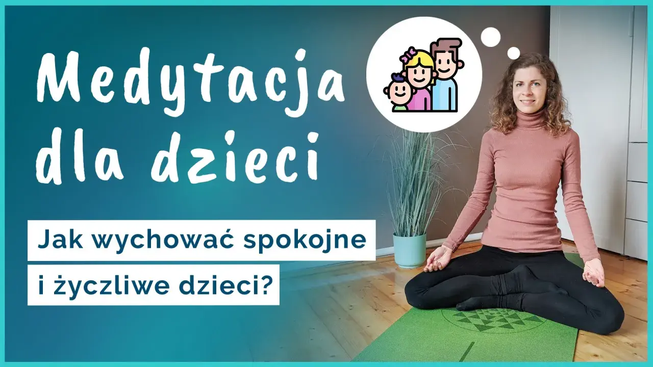 Medytacja dla dzieci: jak wychować spokojne i życzliwe dzieci? Kobieta w pozycji lotosu na macie.