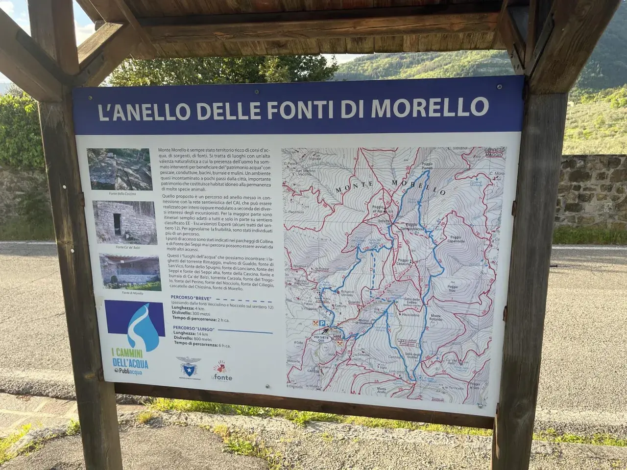 L'anello delle fonti di Morello: un percorso ad anello tra sentieri e sorgenti. Scopri i sentieri del Monte Morello e le sue acque.