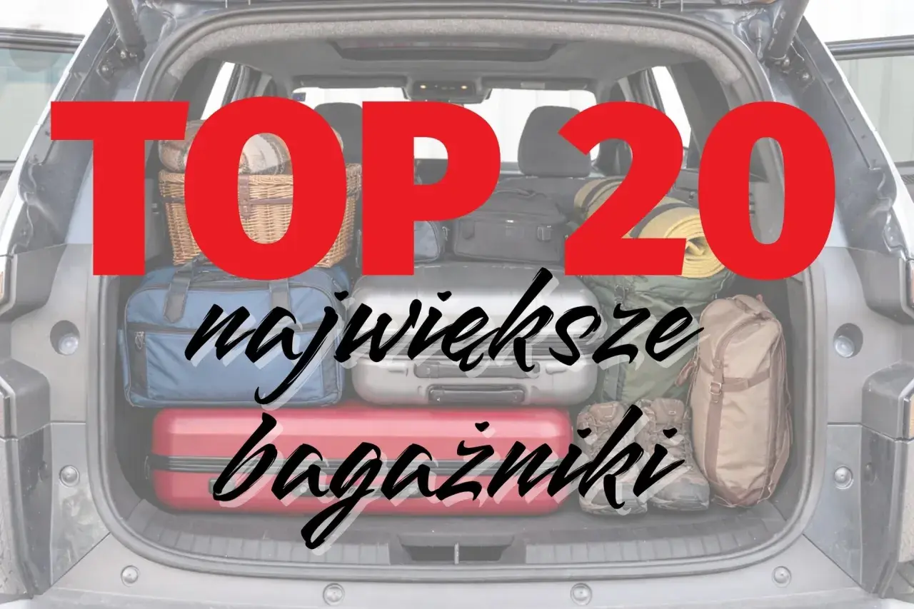 Otwarty bagażnik SUV-a wypełniony po brzegi walizkami, torbami i koszami. Idealny na podróż, gdy potrzebujesz dużo miejsca.
