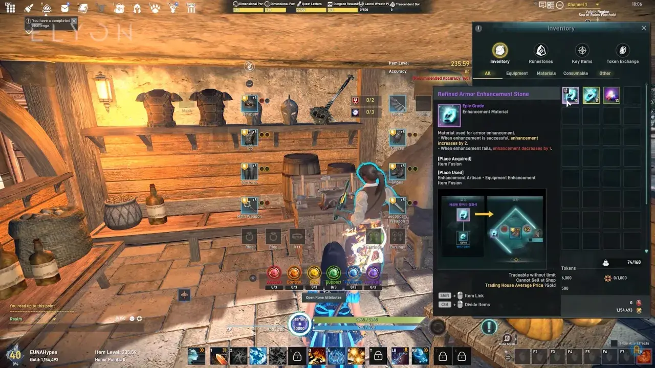 W grze MMORPG gracz ulepsza ekwipunek, używając kamieni wzmocnienia. Czy RNG co to, czy warto ryzykować?