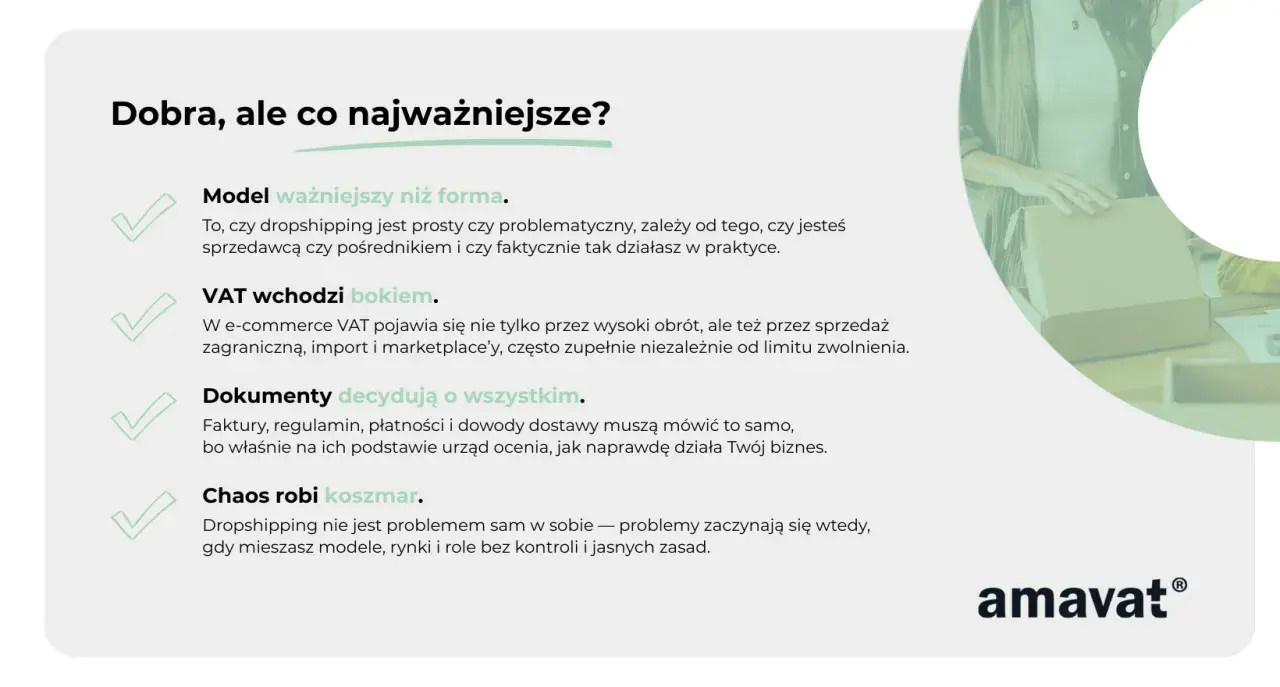 Jak zacząć dropshipping? Kluczowe są: model biznesowy, VAT, dokumenty i unikanie chaosu. Zrozumienie tych elementów to podstawa.