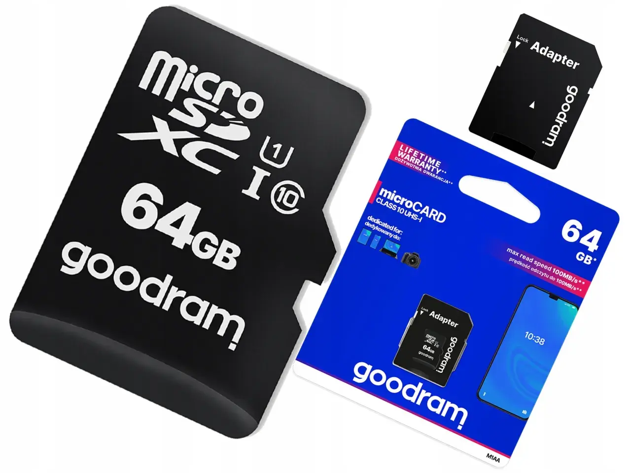 Karta SD 64GB Goodram to idealne rozwiązanie, by rozszerzyć pamięć telefonu. Zobacz, co to jest karta SD w telefonie i jak łatwo zwiększyć jej pojemność.