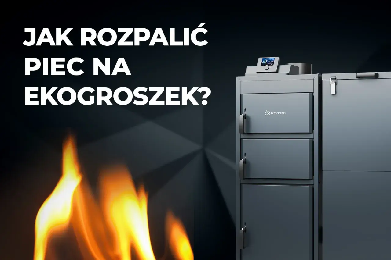 Jak rozpalić w piecu na ekogroszek? Płomienie i nowoczesny piec.