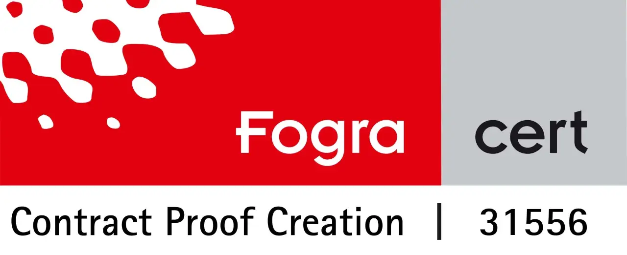 Certyfikat FOGRA 39 dla Contract Proof Creation, numer 31556.