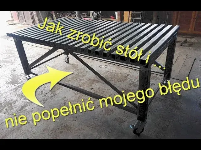 Jak zrobić stół spawalniczy? DIY poradnik Łukasza Maciejewskiego