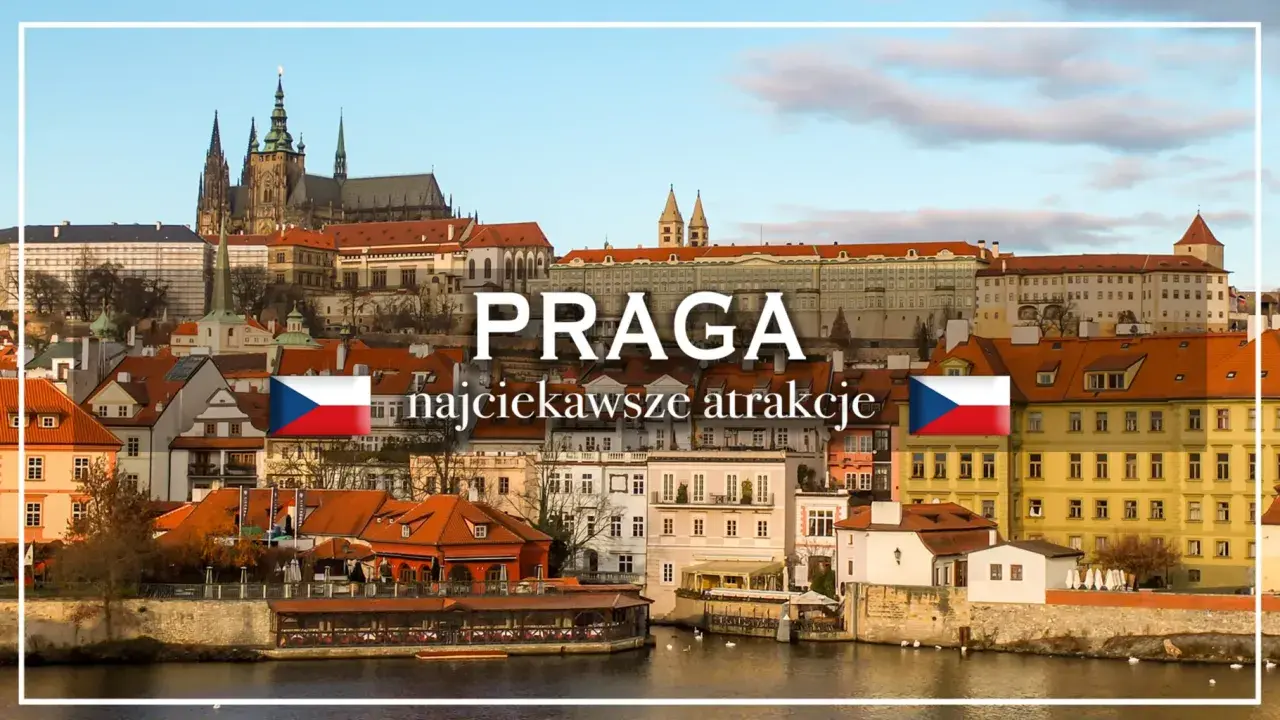 Praga: najciekawsze atrakcje. Widok na zamek i malownicze kamienice nad Wełtawą.