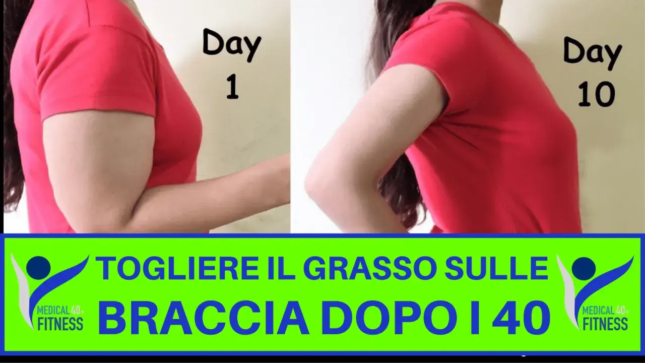 Progresso in 10 giorni: come dimagrire busto e braccia. Risultati visibili con Medical 40+ Fitness.