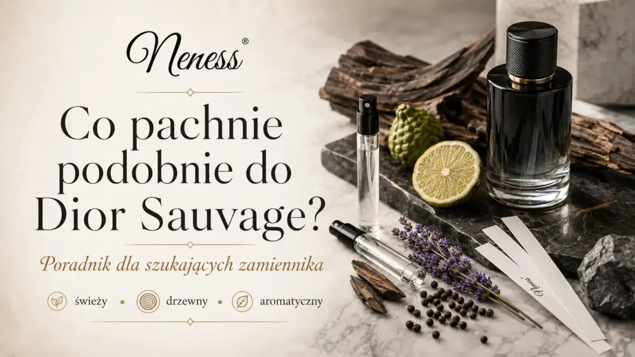 Neness prezentuje inspiracje zapachem Dior Sauvage. Kompozycja z nutami cytrusów, lawendy i drzewa oud, jak w Ispahan.