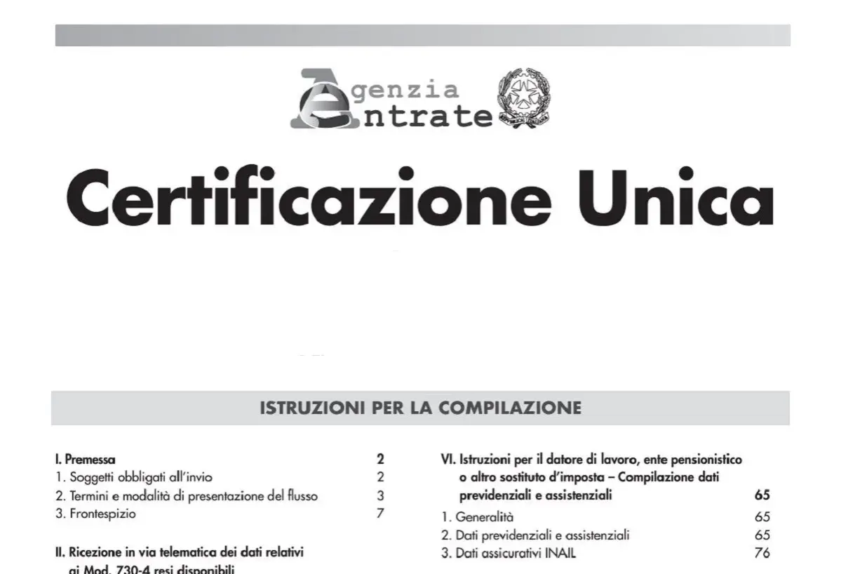 Certificazione Unica: istruzioni per la compilazione. Scopri quando arriva la tua.
