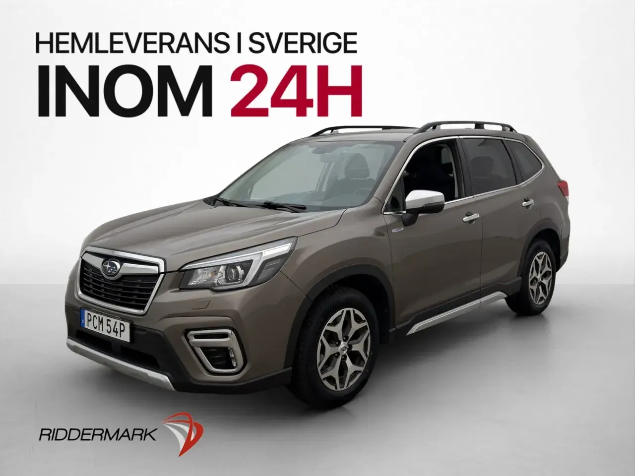 Brun Subaru Forester, redo för hemleverans i Sverige inom 24h.
