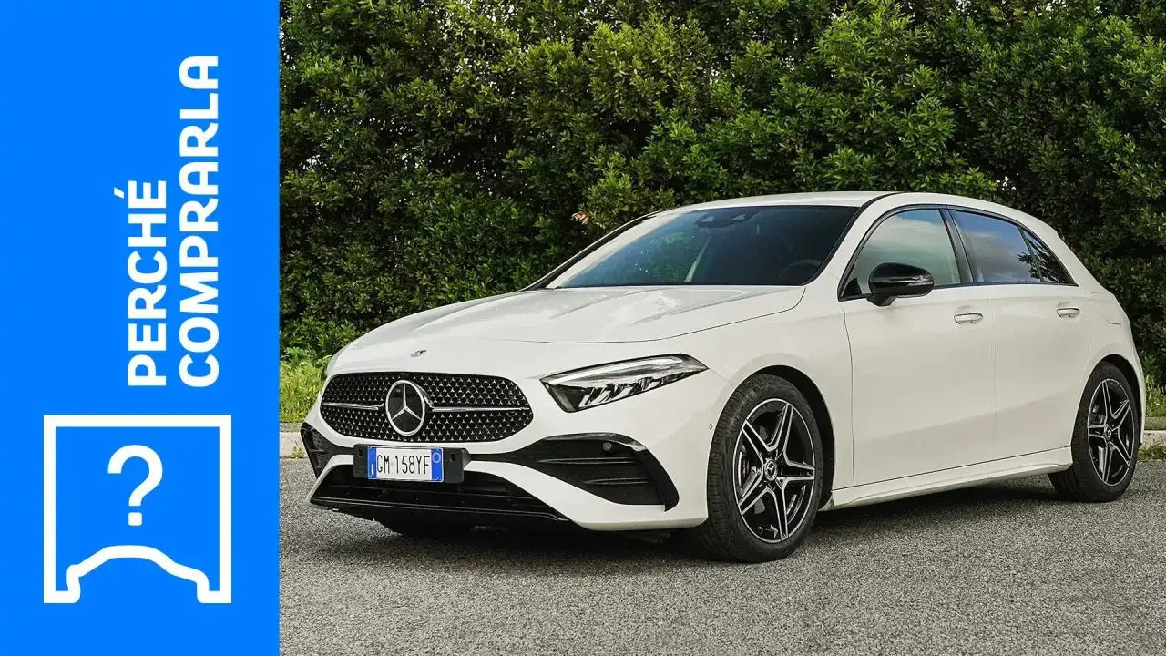Mercedes Classe A 180 CDI bianca, un'auto elegante e moderna, perfetta per chi cerca stile e prestazioni.