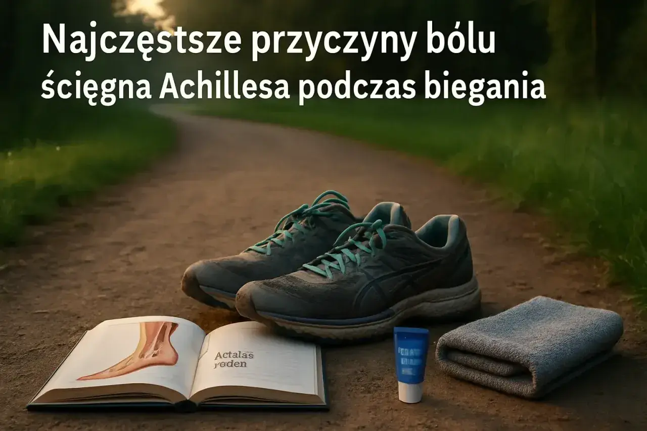 Buty biegowe, książka o anatomii stopy i maść – wszystko to może pomóc, gdy dopadnie Cię ból Achillesa po bieganiu.