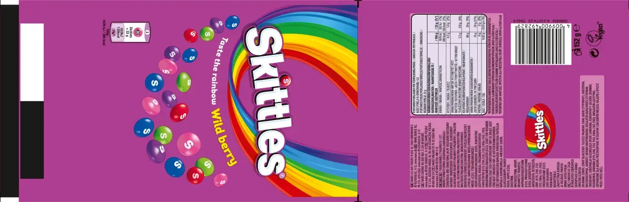 Kolorowe drażetki Skittles Wild Berry. Czy skittles są zdrowe? Z pewnością nie są idealnym wyborem dla dbających o linię, ale smakują wyśmienicie!