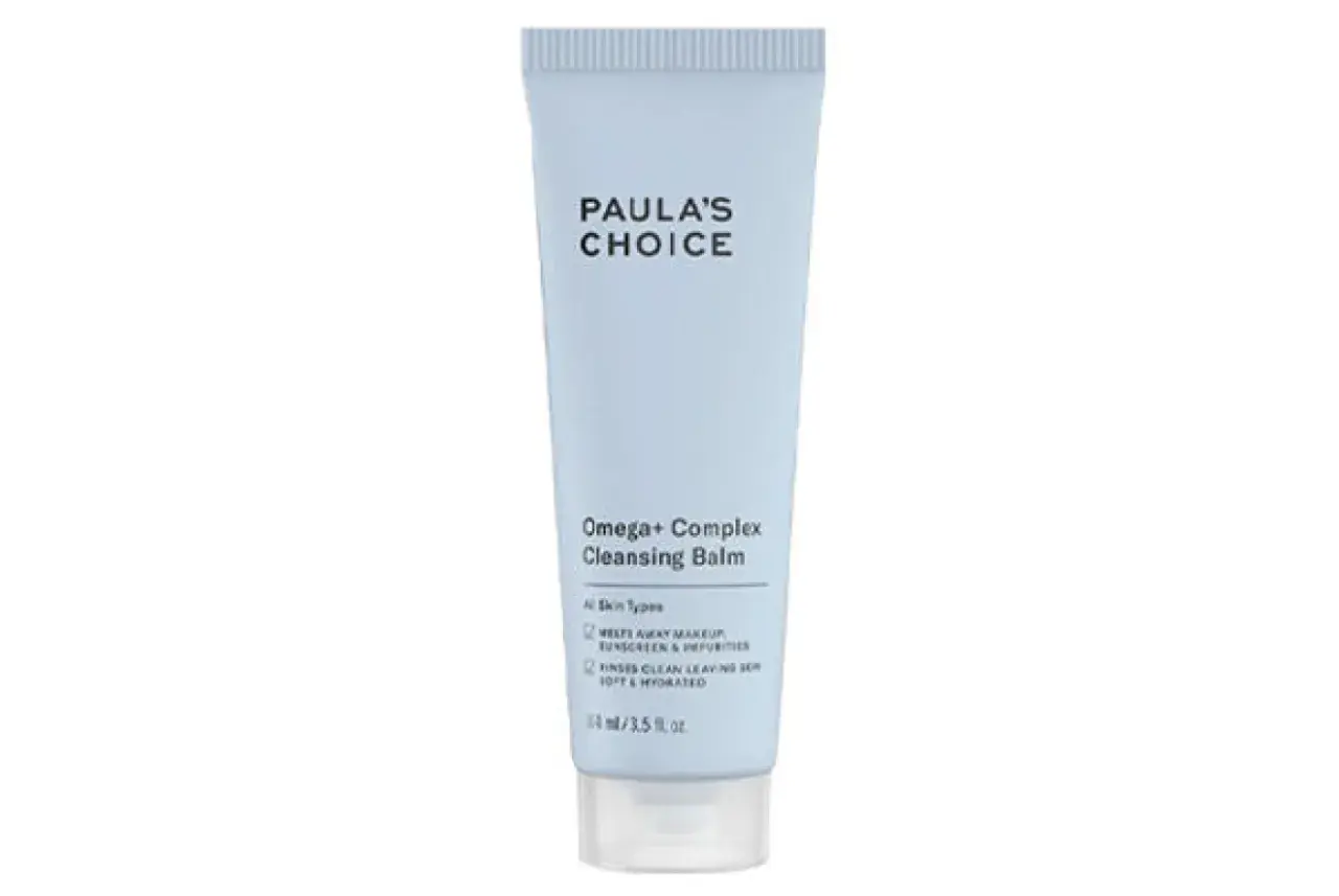 Paula's Choice Omega+ Complex Cleansing Balm, en effektiv sminkborttagning olja som rengör och återfuktar huden.