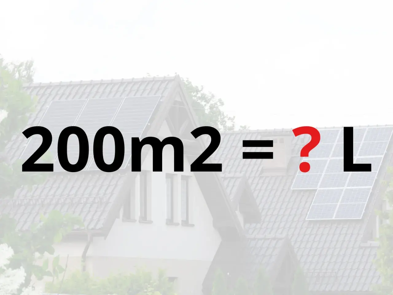 Jaki zbiornik na deszczówkę dla dachu 200m2? Oblicz idealną pojemność