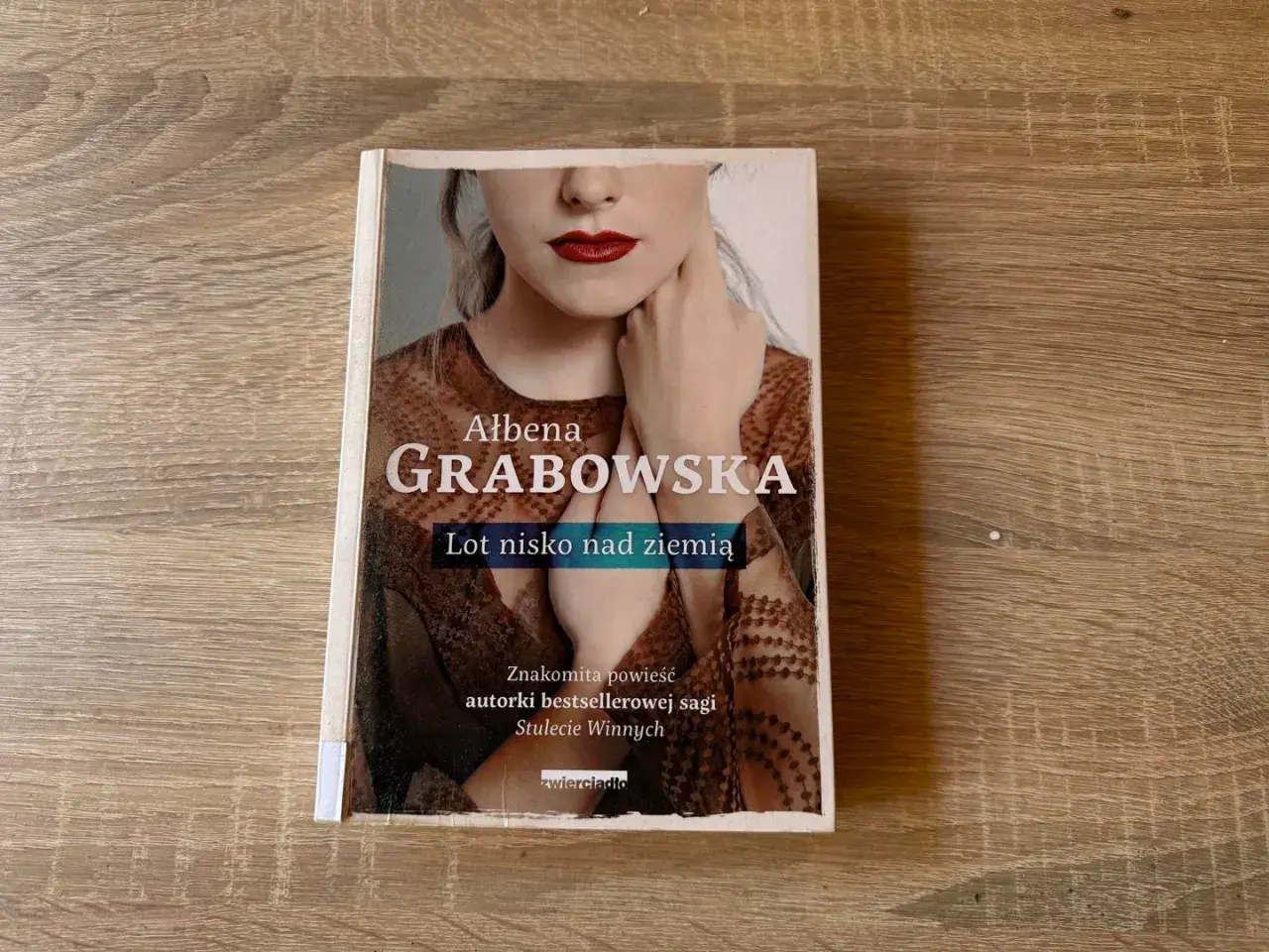 Okładka książki "Lot nisko nad ziemią" autorstwa Albeny Grabowskiej.