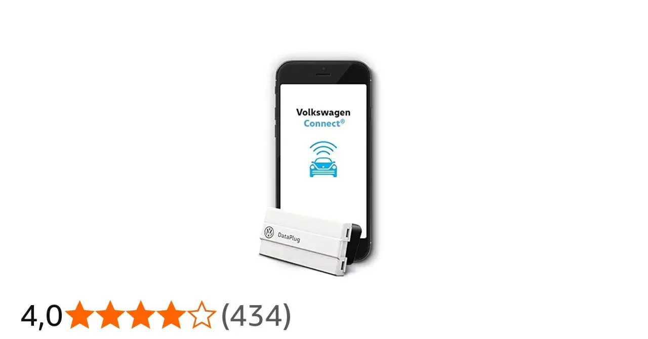 Il data plug VW Volkswagen Connect® si collega al tuo smartphone per monitorare la tua auto.