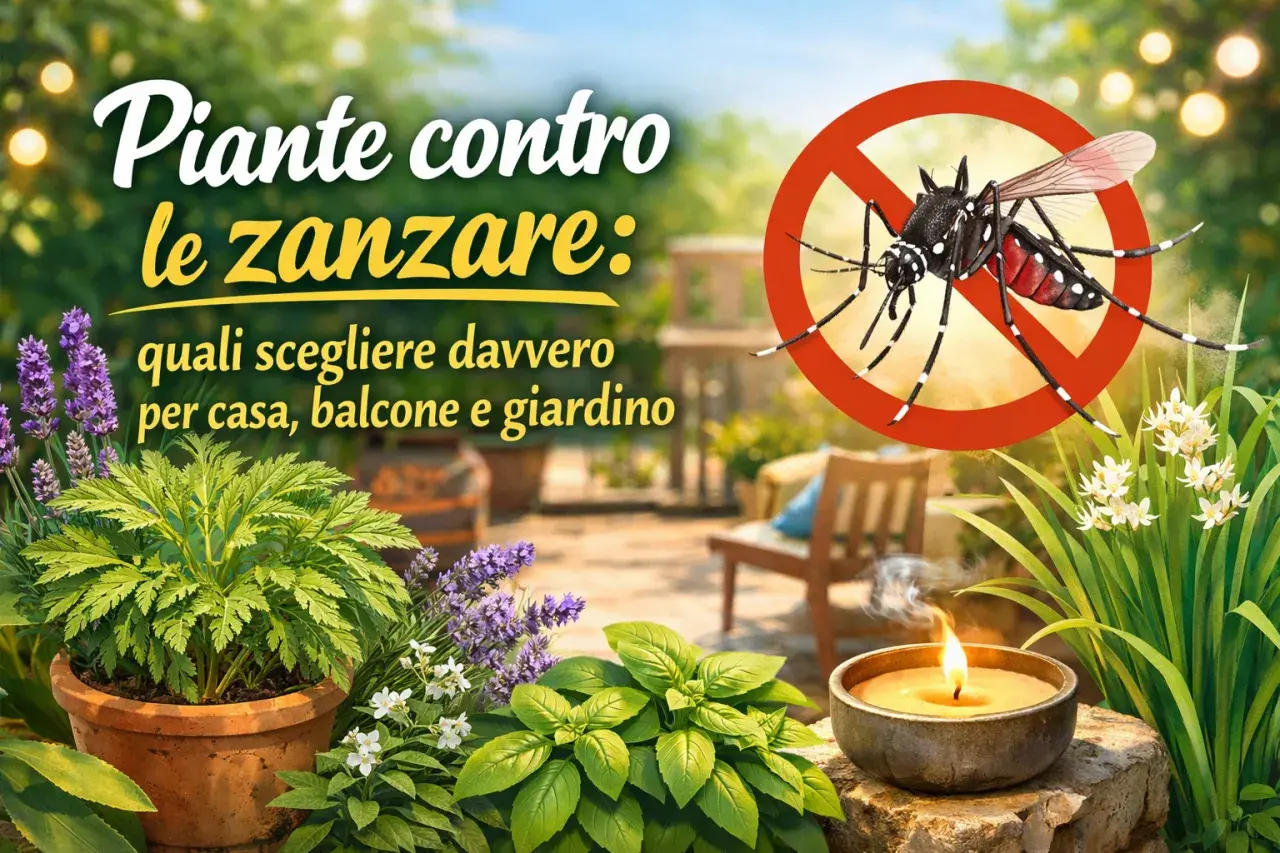 Piante contro le zanzare: lavanda, basilico e rosmarino per un giardino senza insetti.