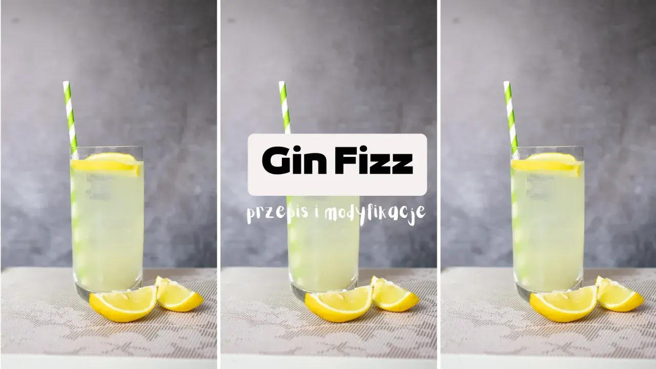 Orzeźwiający gin fizz z cytryną i słomką. Idealny na lato, z przepisem i modyfikacjami.