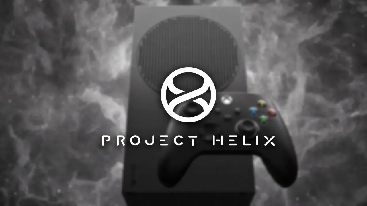 Nowy Xbox Series X z kontrolerem i logo "Project Helix".