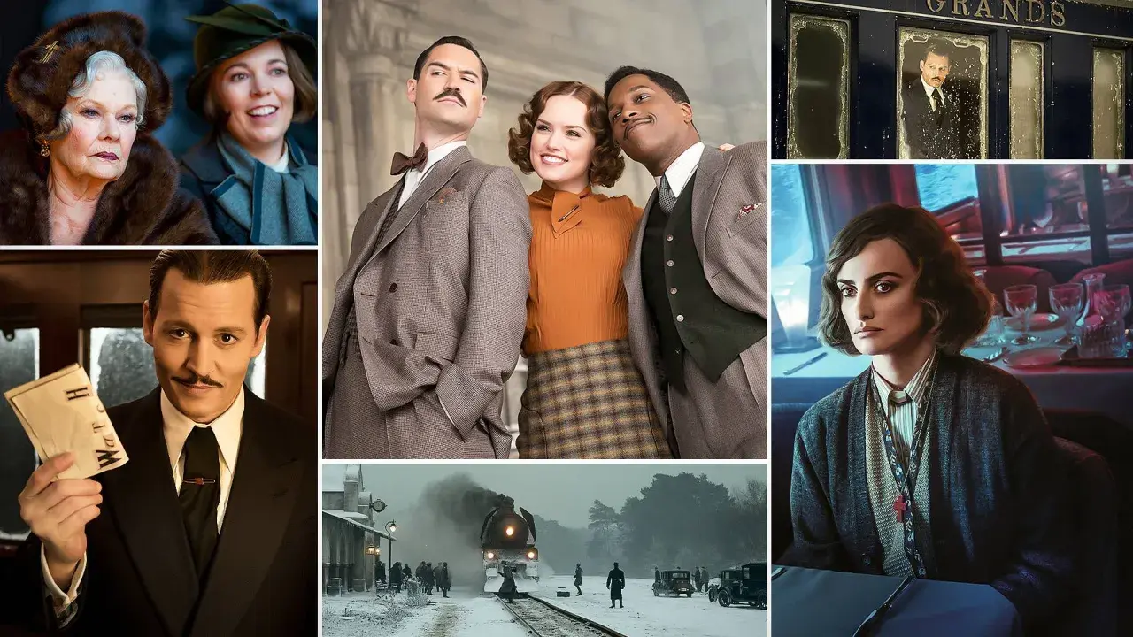 Morderstwo w Orient Expressie obsada: Johnny Depp, Daisy Ridley, Michelle Pfeiffer, Josh Gad, Leslie Odom Jr., Penélope Cruz.