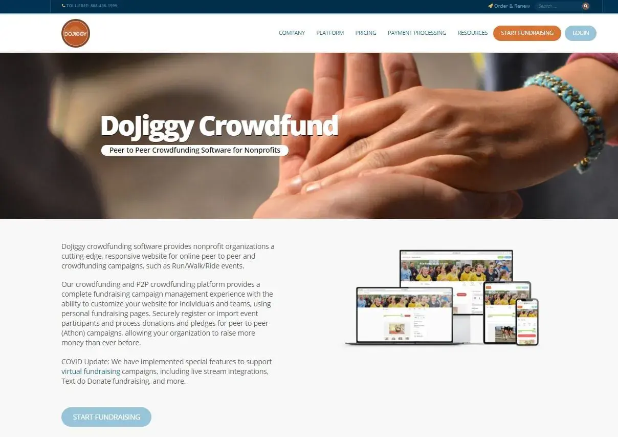 Dojiggy Crowdfund software helps nonprofits with peer-to-peer fundraising. Read Dojiggy reviews to see how it empowers organizations.