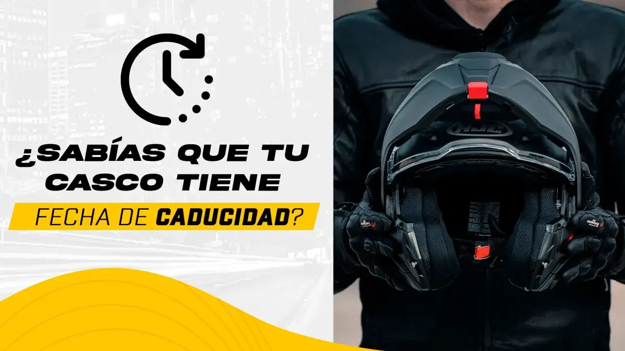 ¿Sabías que tu casco de moto tiene fecha de caducidad? Un casco caducado compromete tu seguridad.