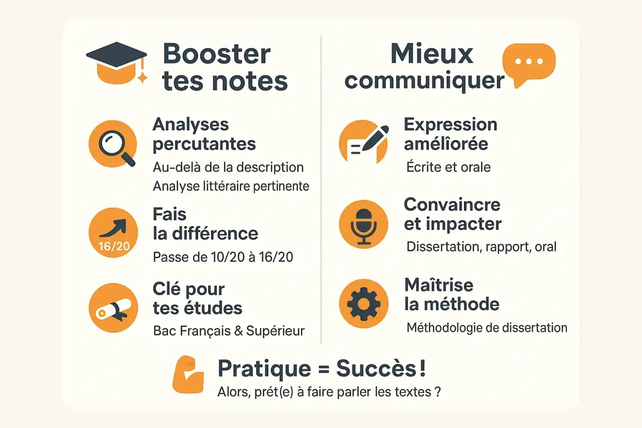 Boostez vos notes et communiquez mieux. Analyses percutantes, expression améliorée, convaincre et impacter. Pratique = Succès ! Testez vos figures de style.
