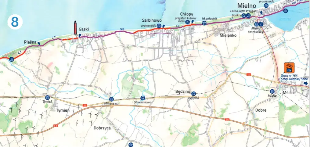 Ile km do Mielna? Sprawdź najkrótsze trasy i odległości z miast