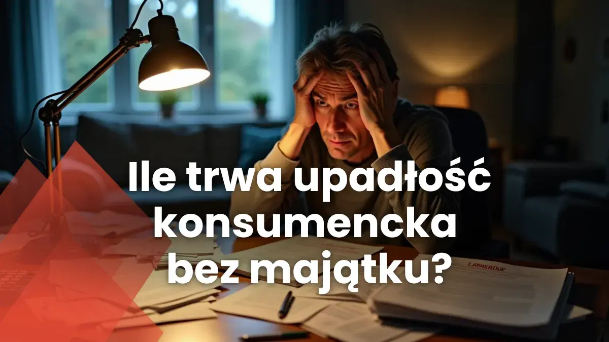 Upadłość konsumencka bez majątku: Oddłuż się w 6-12 miesięcy!