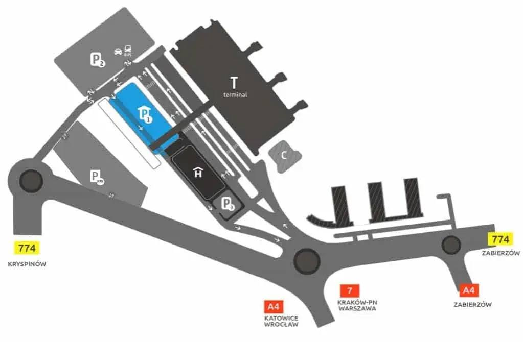 Ile kosztuje parking na lotnisku w Krakowie? Zaskakujące różnice cen!