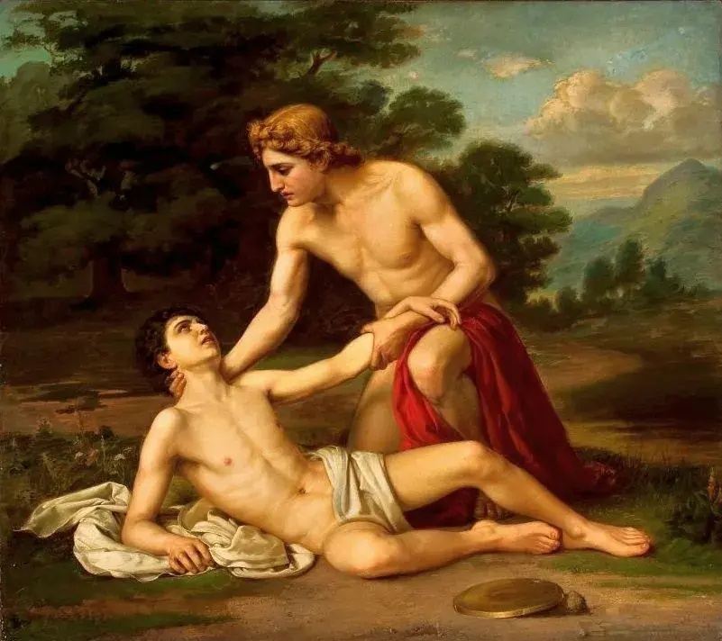 Mit o Hiacyncie - tragiczna historia miłości Apolla i Zefira w mitologii