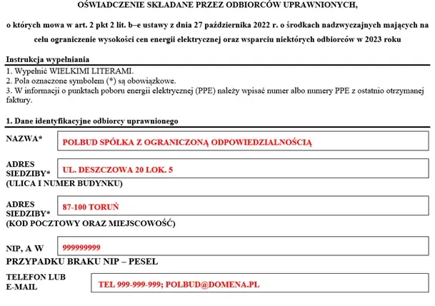 Jak złożyć oświadczenie o tanim prądzie - prosty poradnik