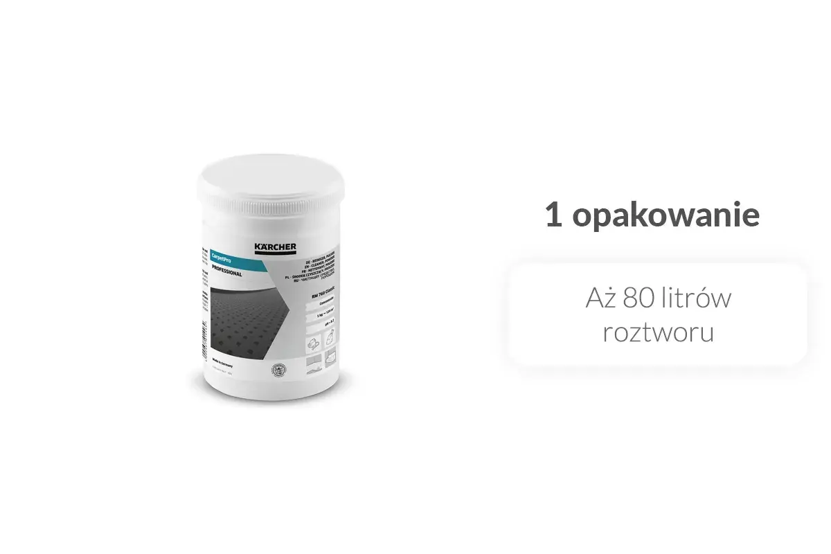 Jaki proszek do odkurzacza piorącego Karcher zapewni najlepsze efekty czyszczenia?