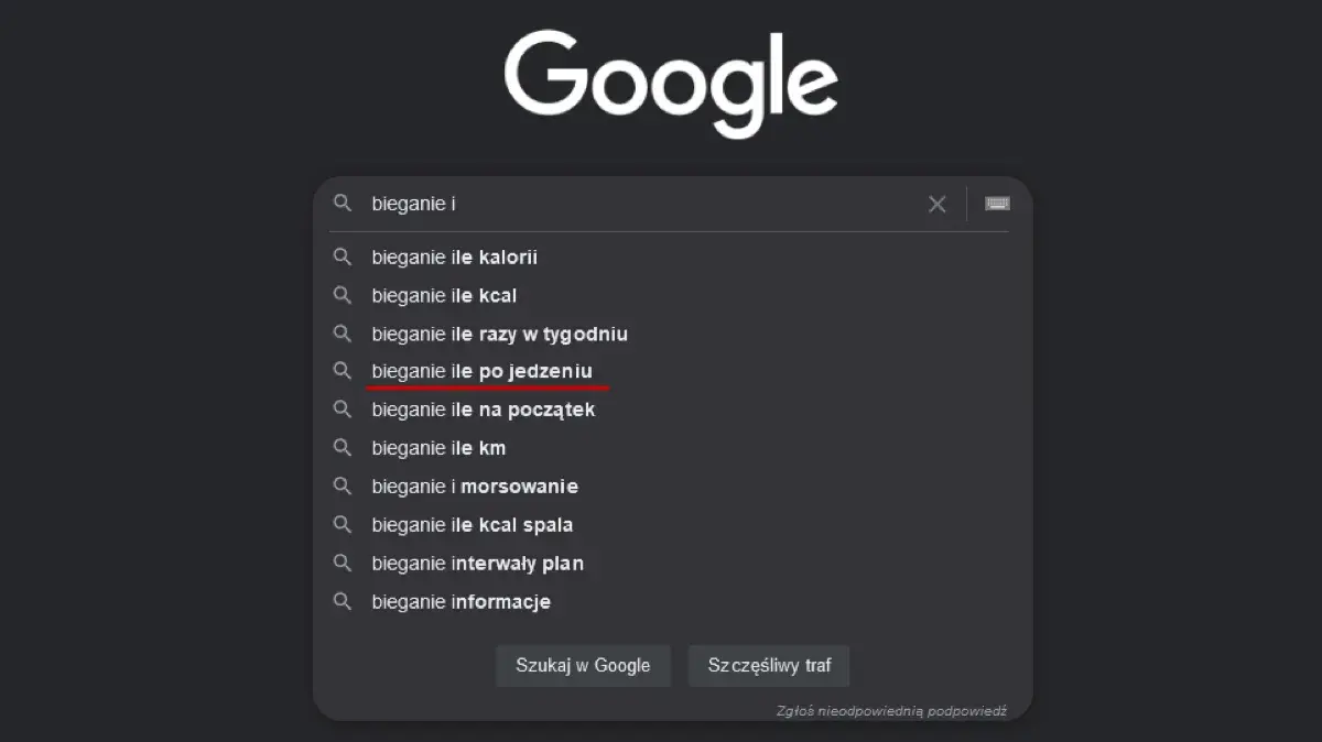 Ile po jedzeniu można biegać, aby uniknąć dyskomfortu?