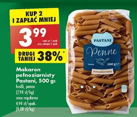 Penne pełnoziarnisty z Biedronki - zdrowy wybór dla każdego posiłku