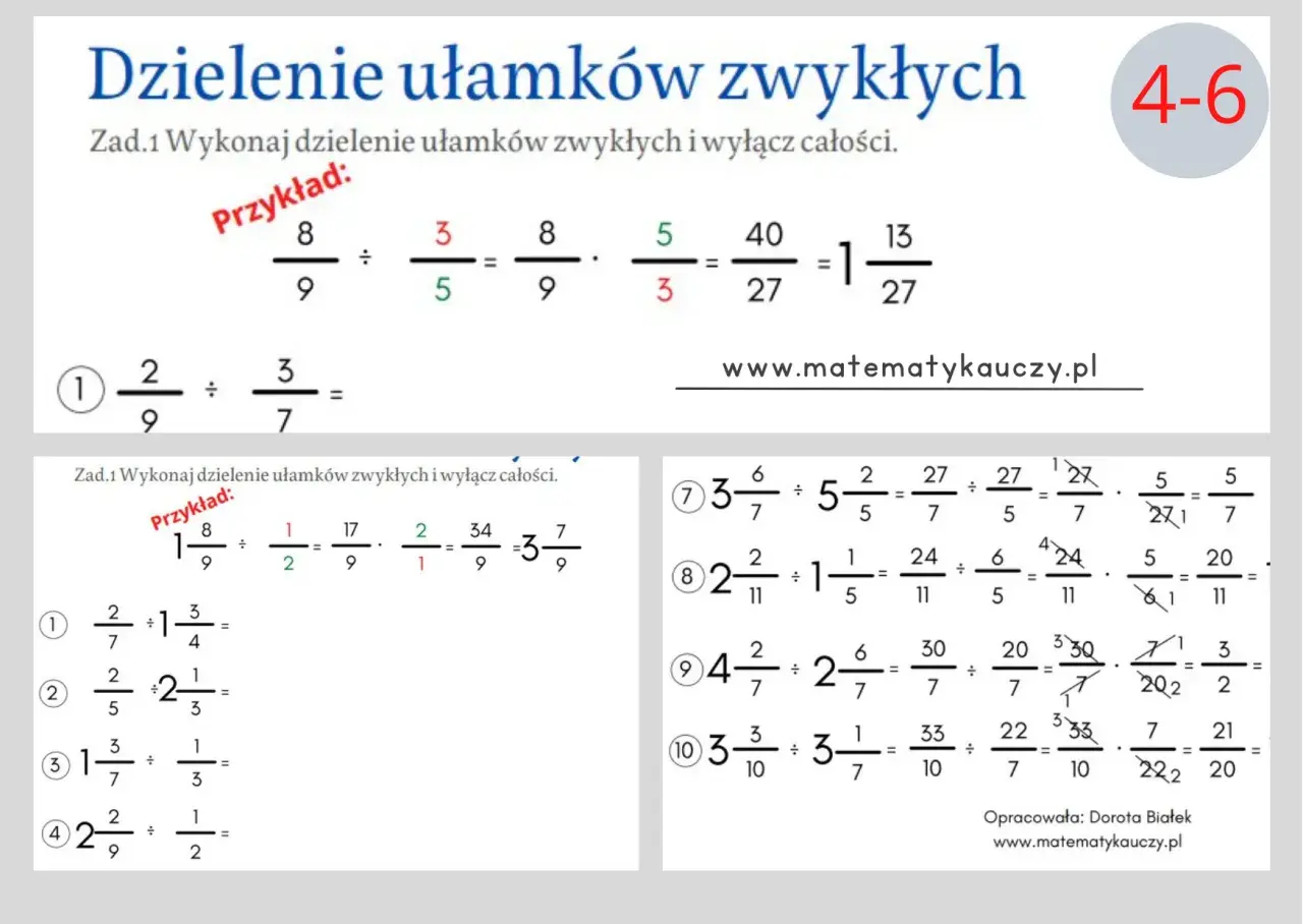 Obliczanie ułamków zwykłych dla początkujących: kompletny poradnik obliczania