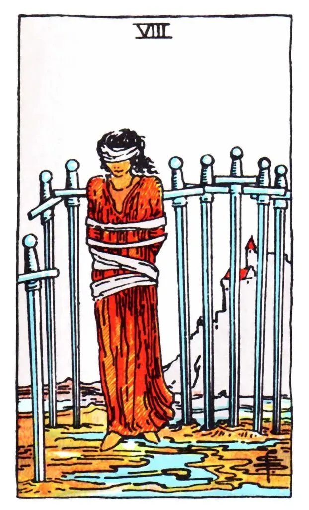 8 mieczy tarot znaczenie – jak uniknąć pułapek i zrozumieć przesłanie karty