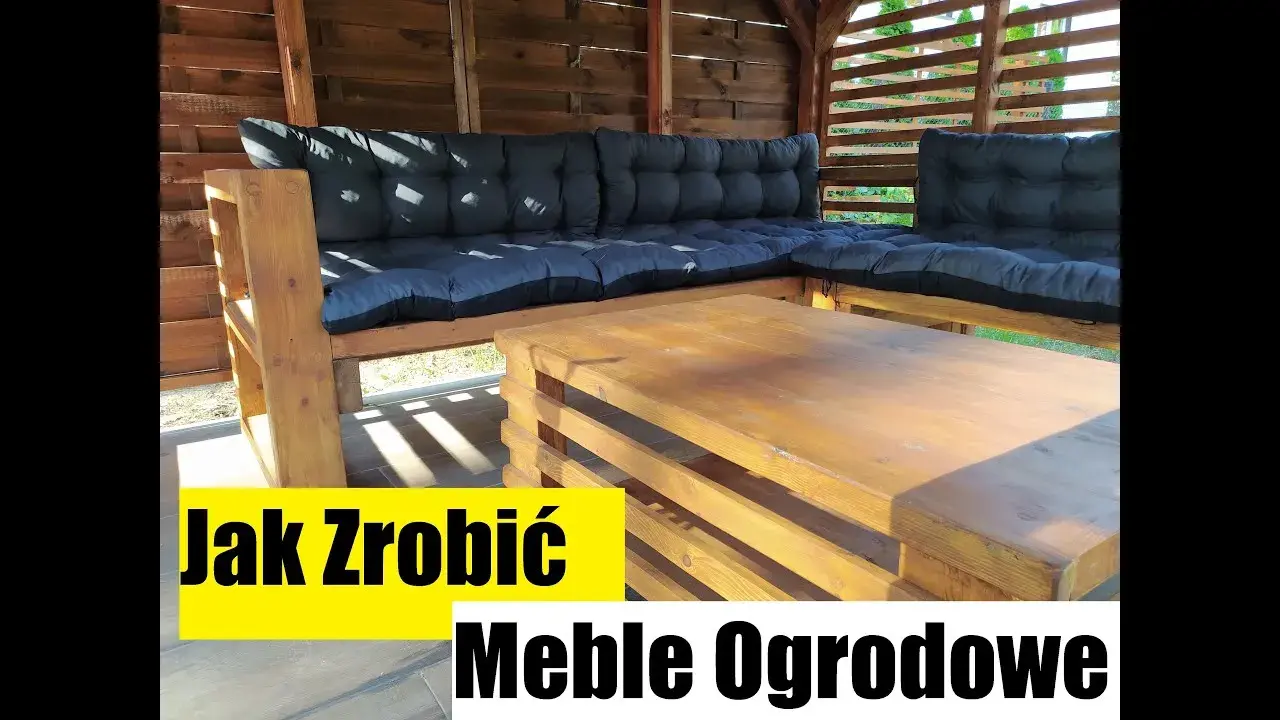 Jak zrobić meble ogrodowe samodzielnie - proste i tanie pomysły
