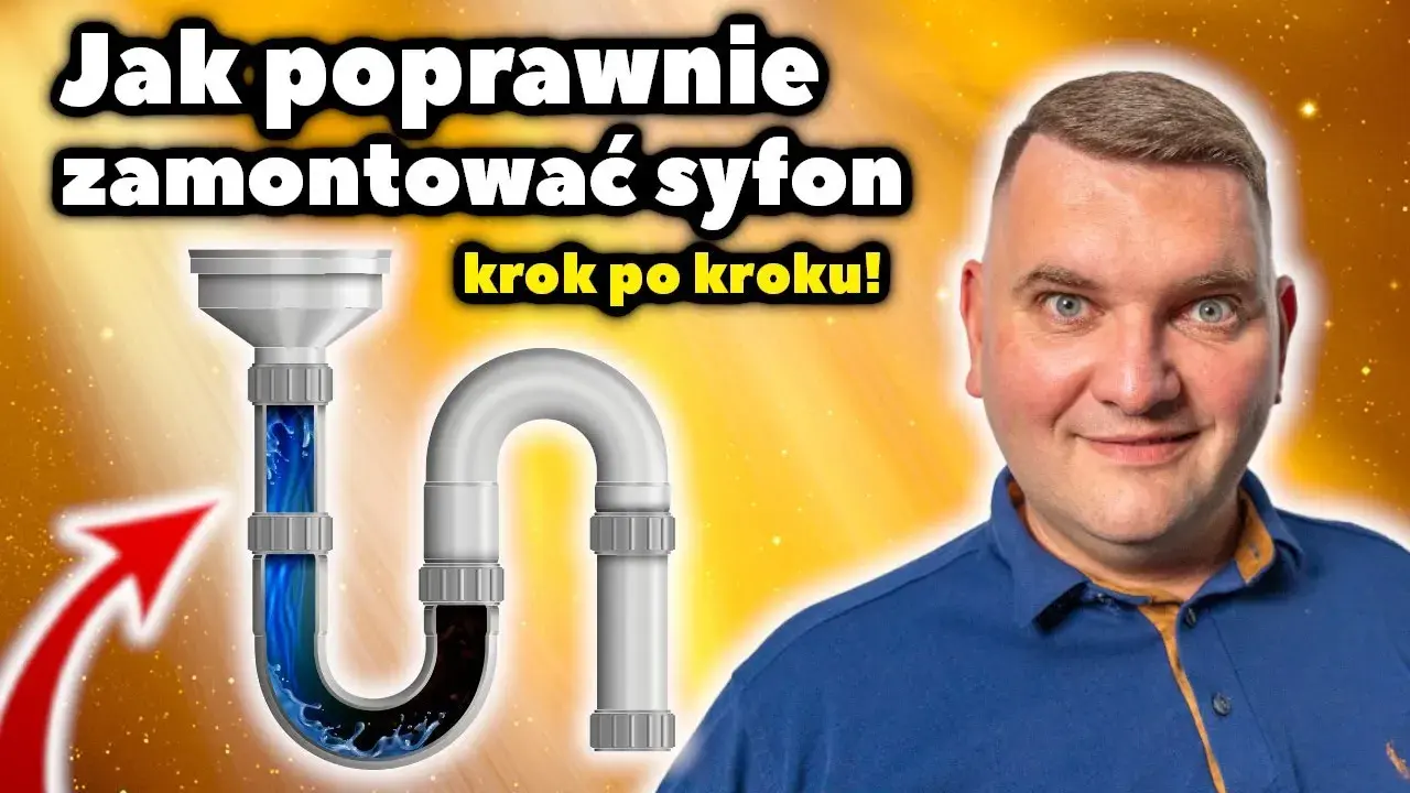 Jak założyć uszczelkę klinową syfonu, aby uniknąć wycieków wody