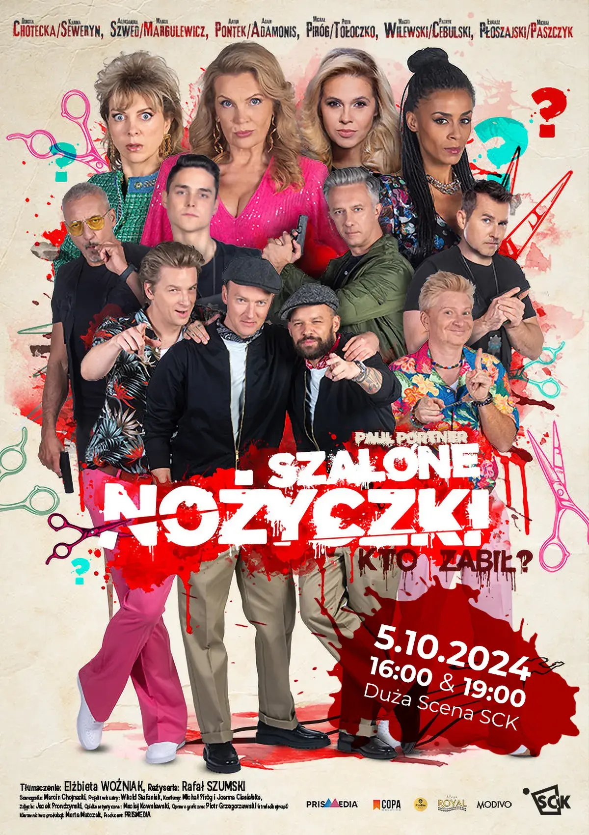 Szalone nożyczki spektakl - historia, aktualne występy i bilety