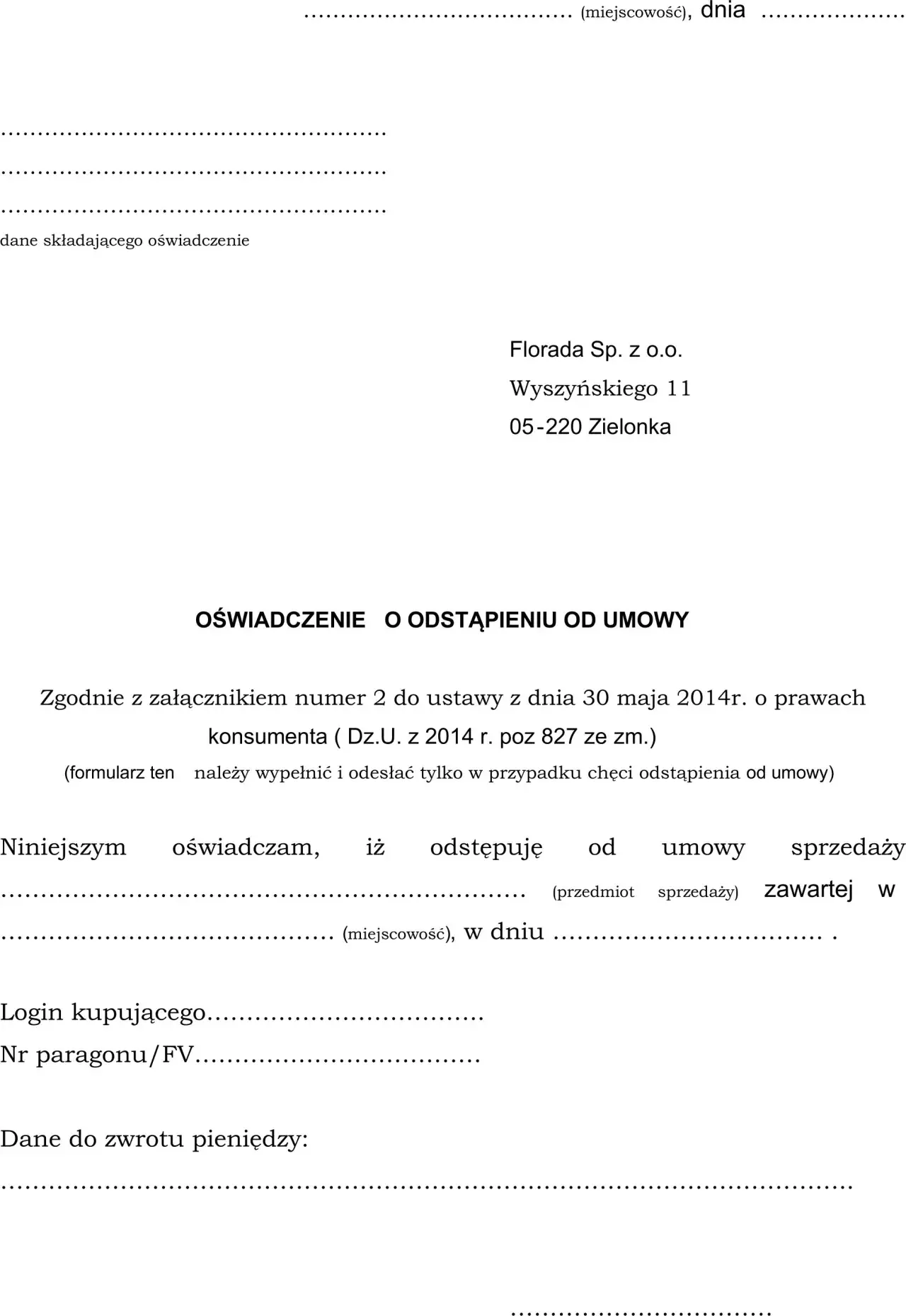 Termin odstąpienia od umowy: 14 dni czy zawsze? Poznaj fakty