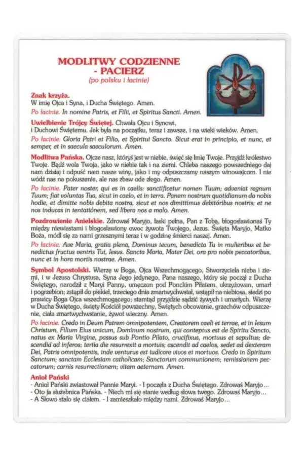 Jakie modlitwy wchodzą w skład pacierza? Poznaj ich znaczenie i historię