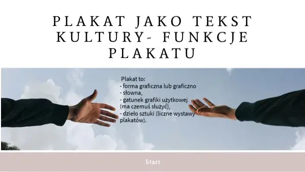Jak plakat jako tekst kultury w Genially zmienia nasze spojrzenie?