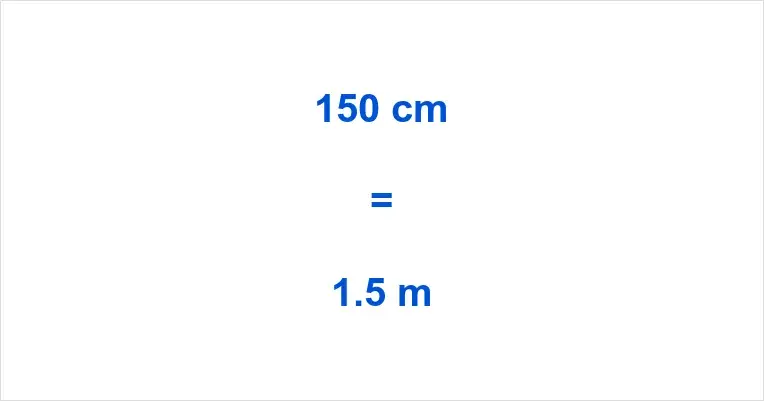 150 cm ile to metrów? Szybka konwersja jednostek długości