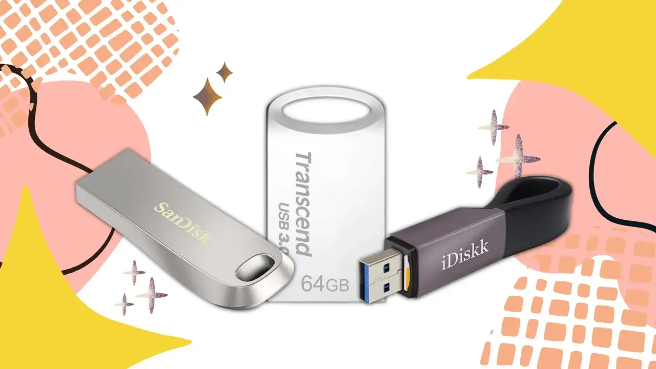 Trzy pendrive'y: SanDisk, Transcend 64GB USB 3.0 i iDiskk. Jaki pendrive do Windows 10? Wybierz najlepszy!