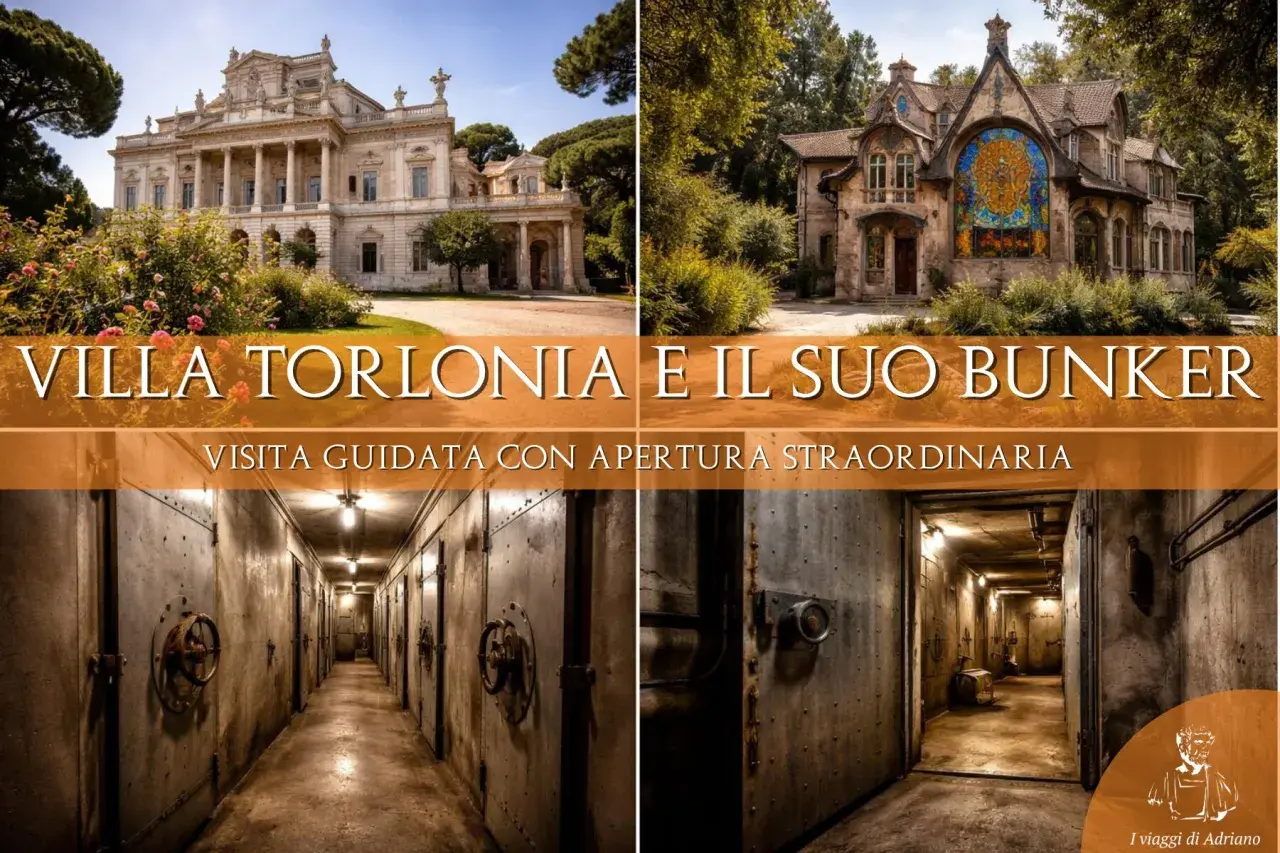 Villa Torlonia e il suo bunker, un rifugio storico. Esplora i corridoi metallici e scopri i segreti del bunker di Mussolini.