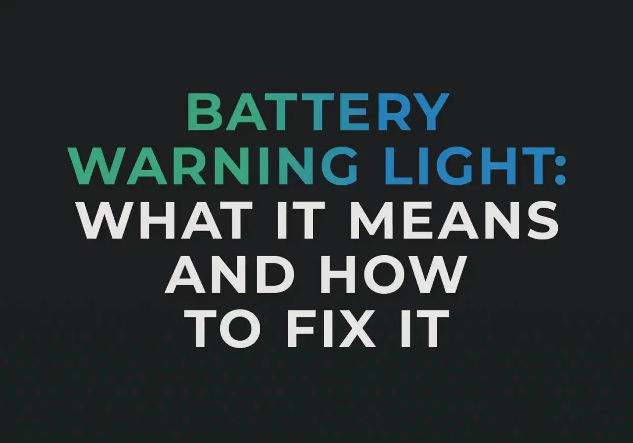 Spia batteria accesa durante la marcia: cosa significa e come risolvere il problema.