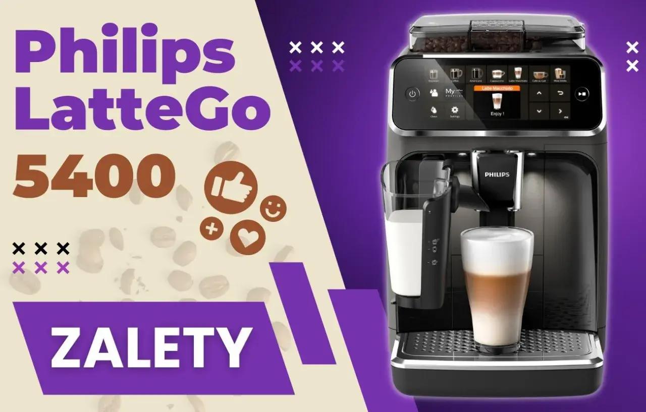 Philips LatteGo 5400: łatwe czyszczenie obiegu mleka dla idealnego cappuccino. Ciesz się kawą bez wysiłku!